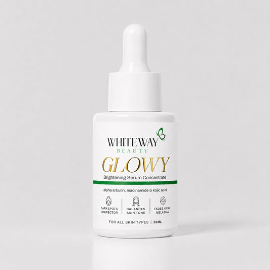 Macro close-up of Whiteway Beauty serum texture showing a lightweight, fast-absorbing clear liquid, ideal for sensitive skin and daily moisturizing.