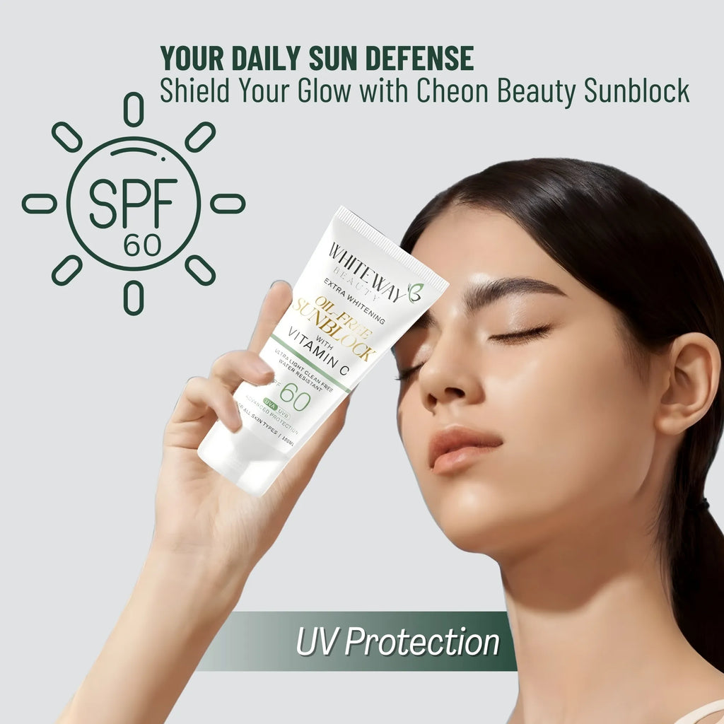 Extra Whitening Oil-Free Sunblock SPF 60 - 120ml